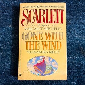 1991 Scarlet by Alexandra Ripley Paperback. The “sequel”to Gone with the Wind!